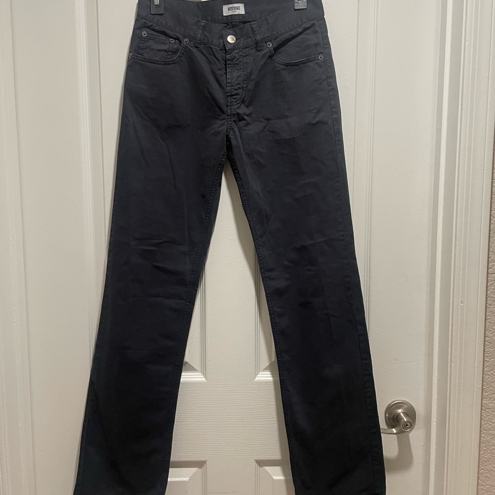Black Cotton trousers for Teens